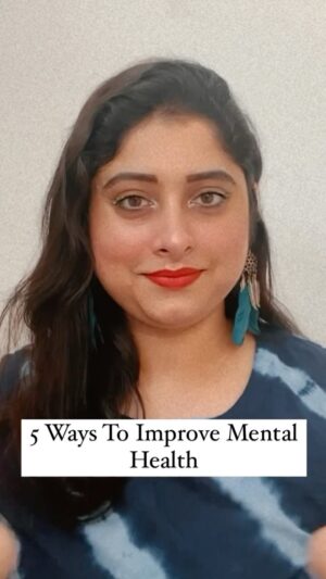 Rudrita Chatterjee Instagram - 5 Ways To Improve Mental Health 
#mentalhealth #reels #reelitfeelit #reelsinstagram
