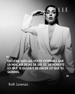 Ruth Lorenzo Instagram - Ruth Lorenzo (Murcia, 1982) se hizo un poderoso hueco en la escena pop española bajo esa etiqueta, pero como ella es más de romper moldes que de quedarse acomodada dentro de ellos, ha dado rienda suelta a su corazón y ha escuchado su voz interior para regresar como Ruth y presentar su nuevo álbum, Blacksheep, el primero que hace con una banda y en el que ha caído rendida a su gran amor: el rock. Una aventura en la que se ha reconquistado, ha cogido las riendas y ha vuelto a ser ella.

Lee la entrevista completa en el link de la bio✨

Talent @ruthlorenzomusic
Por @noehermidar 
Fotos @rafagallar 
Realización @barbaragarralda @sylviamontoliuelle 
Cámara/Vídeo Luis Cárcamo
Edición @diegusab.mp4 

#ElleDiciembre