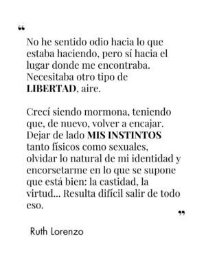 Ruth Lorenzo Instagram - Ruth Lorenzo (Murcia, 1982) se hizo un poderoso hueco en la escena pop española bajo esa etiqueta, pero como ella es más de romper moldes que de quedarse acomodada dentro de ellos, ha dado rienda suelta a su corazón y ha escuchado su voz interior para regresar como Ruth y presentar su nuevo álbum, Blacksheep, el primero que hace con una banda y en el que ha caído rendida a su gran amor: el rock. Una aventura en la que se ha reconquistado, ha cogido las riendas y ha vuelto a ser ella.

Lee la entrevista completa en el link de la bio✨

Talent @ruthlorenzomusic
Por @noehermidar 
Fotos @rafagallar 
Realización @barbaragarralda @sylviamontoliuelle 
Cámara/Vídeo Luis Cárcamo
Edición @diegusab.mp4 

#ElleDiciembre