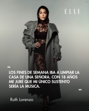 Ruth Lorenzo Instagram - Ruth Lorenzo (Murcia, 1982) se hizo un poderoso hueco en la escena pop española bajo esa etiqueta, pero como ella es más de romper moldes que de quedarse acomodada dentro de ellos, ha dado rienda suelta a su corazón y ha escuchado su voz interior para regresar como Ruth y presentar su nuevo álbum, Blacksheep, el primero que hace con una banda y en el que ha caído rendida a su gran amor: el rock. Una aventura en la que se ha reconquistado, ha cogido las riendas y ha vuelto a ser ella.

Lee la entrevista completa en el link de la bio✨

Talent @ruthlorenzomusic
Por @noehermidar 
Fotos @rafagallar 
Realización @barbaragarralda @sylviamontoliuelle 
Cámara/Vídeo Luis Cárcamo
Edición @diegusab.mp4 

#ElleDiciembre