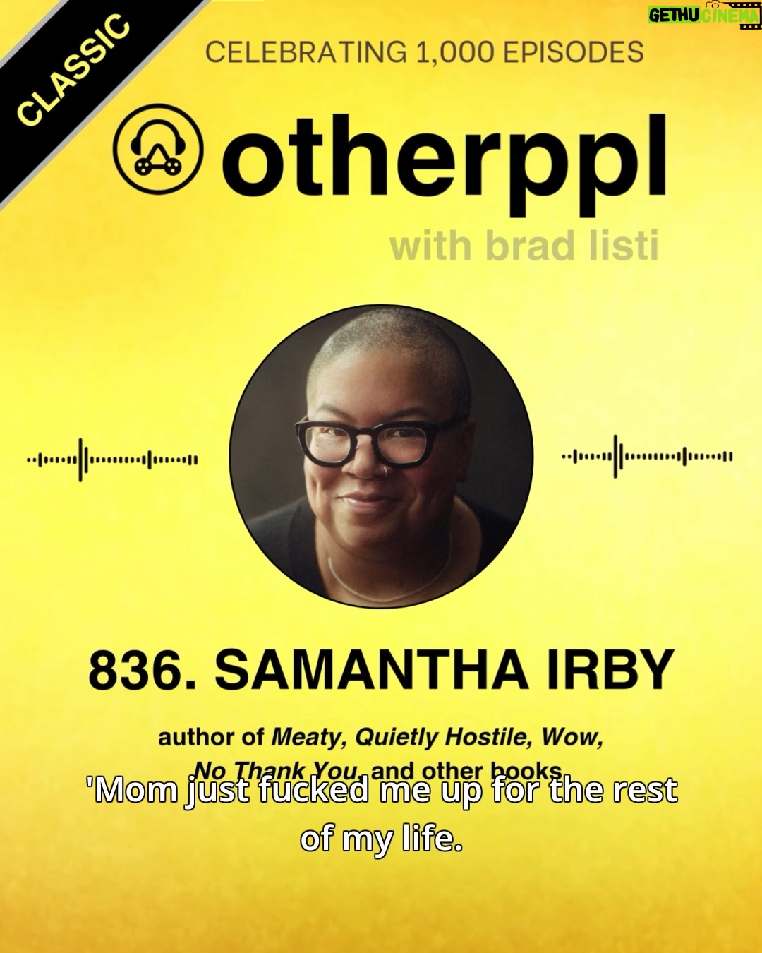 Most liked Instagram photo of Samantha Irby