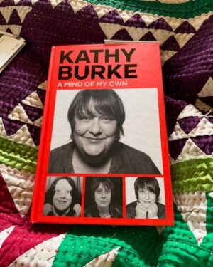 Samantha Morton Instagram - @kathy_burke_ incredible! So moving, inspiring, devastating, poetic, raw, funny… wow. An absolute must read. 
❤️❤️🦋🦋❤️❤️