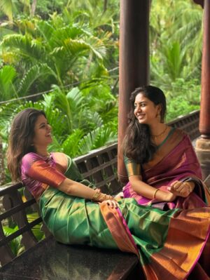 Sanjana Krishnamoorthy Instagram - Back in God’s own country 🦚