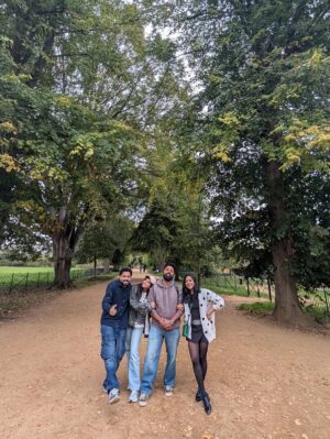Santhy Balachandran Instagram - When two of my worlds collided: a kutti subset of Team Lokah at University of Oxford. A little lost for words because this was not something I ever imagined. I guess life has a way of surprising us… Grateful for all the twists of fate that led to this day when some core memories were made 🤍

#teamlokah #universityofoxford
