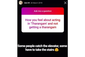 Santhy Balachandran Instagram - 8 years. From Tharangam to Lokah. Two films that were made with an equal amount of love. Two projects with vastly different outcomes.

Back in 2019, I did a Q&A on Instagram, and one of the questions I received — a play on the word Tharangam (wave) — was about how it felt not to have tasted success with the film. My answer is in the last slide.*

Fellow debutant @dominic_arun, cheers for having chosen to take the stairs when the elevator was unavailable. Cheers for having been a steady friend through the hardest of times. Let’s keep walking.

Cheers also to friends who wait for one to catch up with complete faith. One of them is pictured above, but there has been a whole tribe that has eased the climb. You know who you are — thank you ❤️

And to the audience, as we complete one month of having been in the theatres: ലോകയെ ഒരു തരംഗം ആക്കിയതിന് ഒരായിരം നന്ദി 🤍

*P.S: To the person who asked the question, just to clarify — I wasn’t offended by it at all. It served as a good reminder to myself that everyone’s journey is different 🌸

#tharangam #lokah
