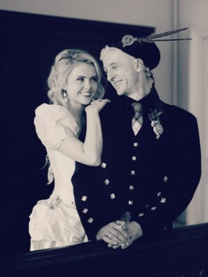 Saoirse-Monica Jackson Instagram - Happy 5 year Anniversary @denissulta . I love you with all my heart , My Dancing partner for life . I am so lucky to know you & buzzing to be you’re Wife. You’re my everything. Love Mrs Barbour x