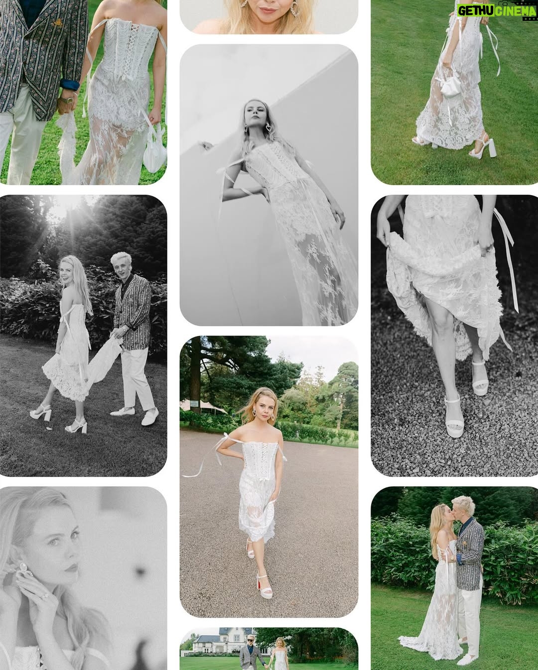 Saoirse-Monica Jackson - 54.8K Likes - Thanks for all the love, away to enjoy the wedding bliss 🩷🎉 x

Planning: Tara Fay Events @tarafayevents
Photographer: Story of Eve @storyofeve
Video: Muse of Marquise @museofmarquise
Stylist: Katie Bryce @kkittybb
Hair: Timothy David @bytimothydavid
Makeup: Robyn Wheeler @m_robyn_w 
Male Grooming: @hausofchrismetamorph
Ceremony Music: Biird @biirdofficial & @lisacanny
Pre-dinner Drinks Reception Music: Biird @biirdofficial & @lisacanny
Band: Superfly Covers @superflyeventband
DJ: Steven Simpson @dateline_music Florist: The Garden @shopthegarden
Venue: Dromaquinna Manor @dromaquinnamanorofficial
Lighting: Gorilla Design @gorilla_design_ltd
Wedding Cake: Broken Spoon Cakes @brokenspooncakes
Favors: Muff Liquor Co @muffliquorco
Groom’s Suit: MacGregor MacDuff @macgregorandmacduff
Drinks Reception Drinks: Guinness @guinness_ireland
Entertainment: Jimi The Kween @jimithekween
Day one look ~
Dress @veronabridalni
Shoes @christianlouboutin
Earrings @mrselfportrait
Bag @itsrooper
Wedding Day looks ~
Bridal Party Pyjamas @daily_sleeper 
Brides underwear @saintedsisters
Brides morning jewellery @lovenesslee
Bridesmaids Dresses @ratandboa
Bridesmaids Jewellery @fadathelabel_
Bridal Dress & Veil @anniesibiza
Brides wedding jewellery @eilyoconnelljewellery
Kneehigh boots @nakedwolfe
Mother of Groom Dress @joyceyoungcollections
Day three looks ~
Tracksuit & Trainers custom @weegirl_
Suit @sandyliang
Shoes @charlesandkeithofficial
Jewellery @missomalondon
Bag @cliopeppiatt