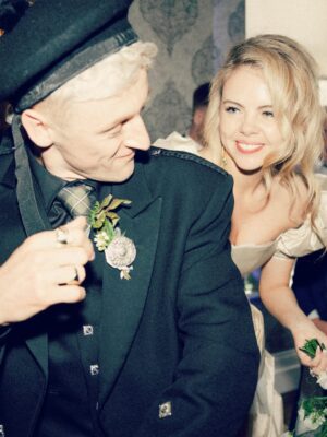 Saoirse-Monica Jackson Instagram - Happy 5 year Anniversary @denissulta . I love you with all my heart , My Dancing partner for life . I am so lucky to know you & buzzing to be you’re Wife. You’re my everything. Love Mrs Barbour x