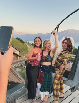 Saoirse-Monica Jackson Instagram - The Best Weekend with the Most Gorgeous people . Im so lucky to have such amazing friends & family  especially @hollymdolly & @_amberjackson1 for pulling out all the stops for me. Love you all 💖.INCREDIBLE 🥺👰💒💜xxxxxx