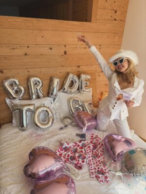 Saoirse-Monica Jackson Instagram - The Best Weekend with the Most Gorgeous people . Im so lucky to have such amazing friends & family  especially @hollymdolly & @_amberjackson1 for pulling out all the stops for me. Love you all 💖.INCREDIBLE 🥺👰💒💜xxxxxx