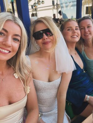 Saoirse-Monica Jackson Instagram - The Best Weekend with the Most Gorgeous people . Im so lucky to have such amazing friends & family  especially @hollymdolly & @_amberjackson1 for pulling out all the stops for me. Love you all 💖.INCREDIBLE 🥺👰💒💜xxxxxx