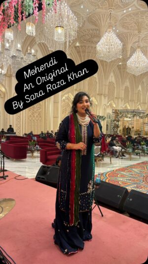 Sara Raza Khan Instagram - Song “ Mehendi “ 💕. With Love 🧡 for all Beautiful Brides out there !  Now available @spotifypakistan  #original #sararazakhan