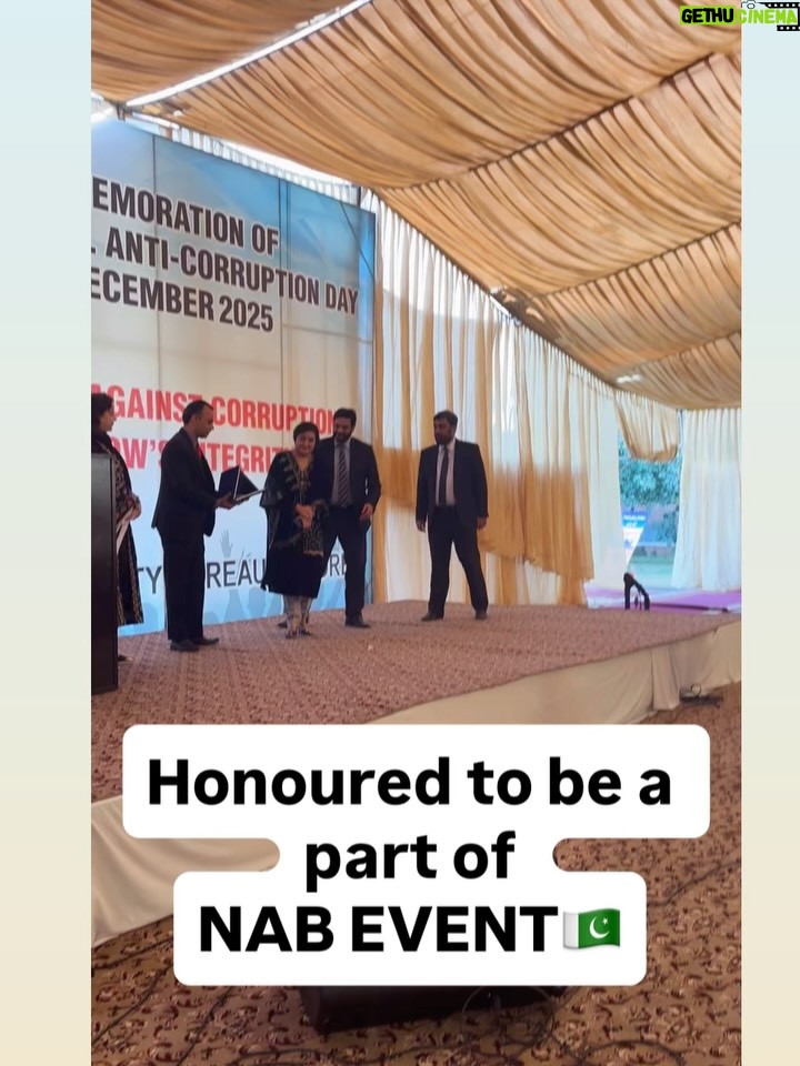 Sara Raza Khan - 475 Likes - GUEST OF HONOUR at National Accountability Bureau “NAB🇵🇰” along with Governor Punjab ,DG NAB , Former Director Generals and Respected Dignitaries ,Celebrated Anti Corruption Day engaging  Youth Against Corruption Special Price distribution Ceremony! It was indeed an Honour To be a part of such Important and Formal Event! #sararazakhan