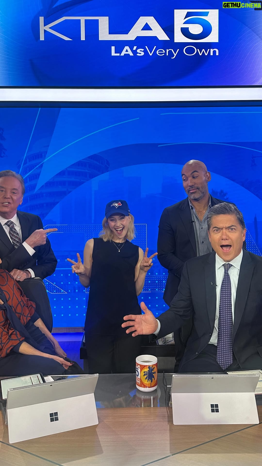Sarah Gadon - 325 Likes - Actress @sarahgadon of @netflix's "Wayward" surprised us with this spooky addition during her interview this morning!
How dare she do this on Game 6 of the World Series! 
Tap the link in bio for more.
