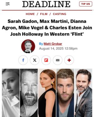 Sarah Gadon Instagram - Montana has my heart! So do these lovely people 🤠 #flintmovie