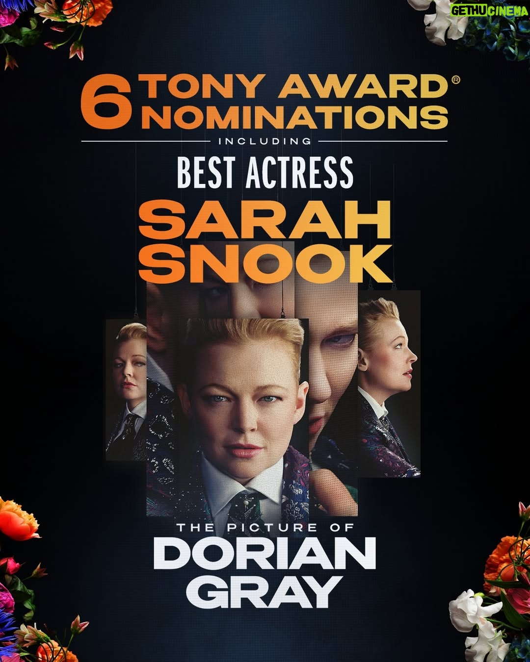 Sarah Snook - 6.8K Likes - We are overjoyed that The Picture of Dorian Gray has been nominated for 6 @thetonyawards including @sarah_snook for Best Actress 💐