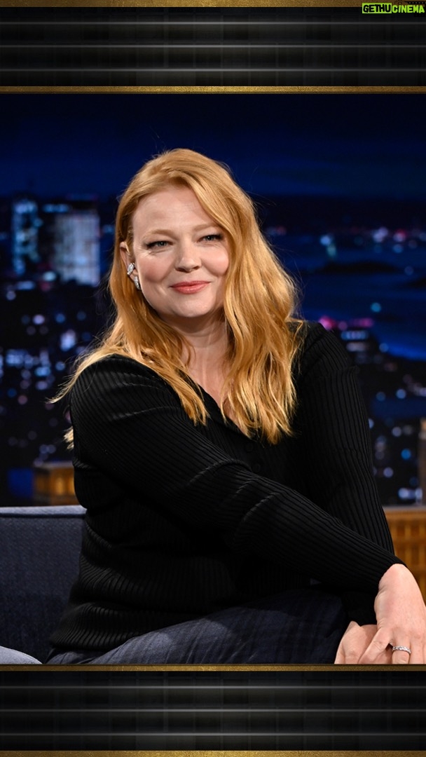 Sarah Snook - 269.1K Likes - @sarah_snook teaches Jimmy how to do a @timtam Slam! #FallonTonight