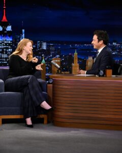 Sarah Snook Instagram - @sarah_snook is here to talk her new series All Her Fault tonight! #FallonTonight
📷 @toddowyoung