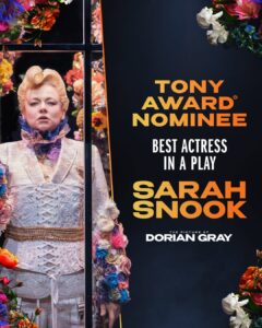 Sarah Snook Instagram - Congratulations to @sarah_snook on your @thetonyawards nomination for Best Actress in a Leading Role in a Play 👏