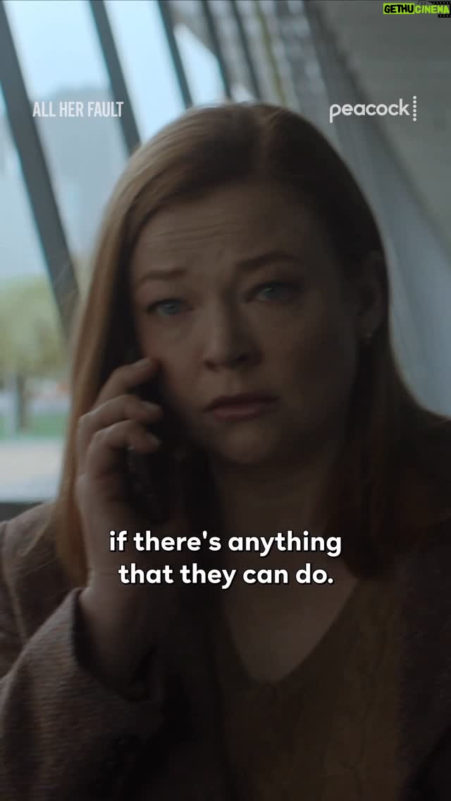 Sarah Snook - 20.1K Likes - The plot thickens. 

All episodes of #AllHerFault are streaming now on Peacock.