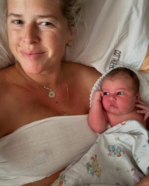 Sarah Wright Instagram - She’s here!! ✨Ocean Rain Olsen✨ born 6/17 12:37am - 11 pounds 4 ounces 

Grateful beyond words for our amazing team that helped us get her here safely during an incredibly complex birth. Cannot wait to share all the details of this day. @ericcolsen photos 2 and 3 by @nikkireed who stayed with us all night to document this day.