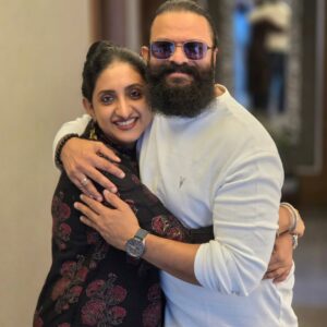 Saritha Jayasurya Instagram - From Thaadi Pappan to Shaji Pappan ❤️❤️❤️