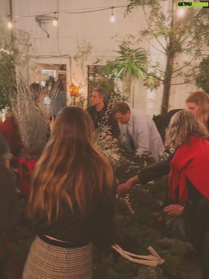 Sasha Alexander - 5.2K Likes - Holiday Festivities in full swing…Wreath Making with @negar_ali_kline @sara_riff x @sezane & celebrating @thirteenlune with the best @nyakio & @flamingo_estate 🎄🎄