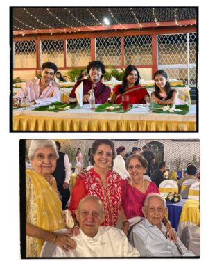 Scherezade Shroff Instagram - Navjote Mubarak Zivaan🥂

P.S. - My Gara is over 70 years old so plz don’t ask for a link 😬💜

#famjam #navjotescenes #puneforaday