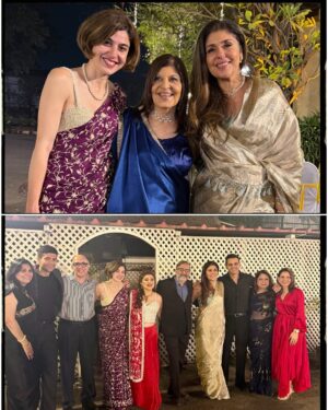 Scherezade Shroff Instagram - Navjote Mubarak Zivaan🥂

P.S. - My Gara is over 70 years old so plz don’t ask for a link 😬💜

#famjam #navjotescenes #puneforaday