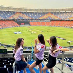 Shahneel Gill Instagram - More than just a game last night 💜🎗️

#IPL2025 #GT