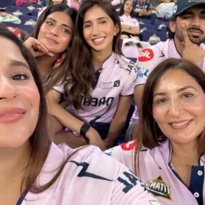 Shahneel Gill Instagram - More than just a game last night 💜🎗️

#IPL2025 #GT