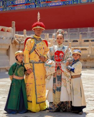 Shamari DeVoe Instagram - In the heart of Beijing, surrounded by ancient empires, we stood where emperors once walked, not just dressed in history, but wrapped in legacy.

We are Black excellence draped in Qing Dynasty silk,
proving that wherever we go, our lineage walks with us. 
A moment for our sons to see themselves as royalty and 
a reminder that our roots run deeper than borders.
🇨🇳👑👣
•
#Beijing #DeVoeTed #China #DeVoeTwins
•
•
#BlackRoyalty #Legacy #GodDid #Travel #Family #CrownedInCulture #ForbiddenCity #GlobalRoyalty #WeAreTheDynasty #RoyalRootsRunDeep  #MelaninInMajesty #BlackExcellence #FamilyLegacy #USA #PhotoShoot