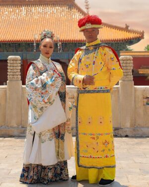 Shamari DeVoe Instagram - In the heart of Beijing, surrounded by ancient empires, we stood where emperors once walked, not just dressed in history, but wrapped in legacy.

We are Black excellence draped in Qing Dynasty silk,
proving that wherever we go, our lineage walks with us. 
A moment for our sons to see themselves as royalty and 
a reminder that our roots run deeper than borders.
🇨🇳👑👣
•
#Beijing #DeVoeTed #China #DeVoeTwins
•
•
#BlackRoyalty #Legacy #GodDid #Travel #Family #CrownedInCulture #ForbiddenCity #GlobalRoyalty #WeAreTheDynasty #RoyalRootsRunDeep  #MelaninInMajesty #BlackExcellence #FamilyLegacy #USA #PhotoShoot