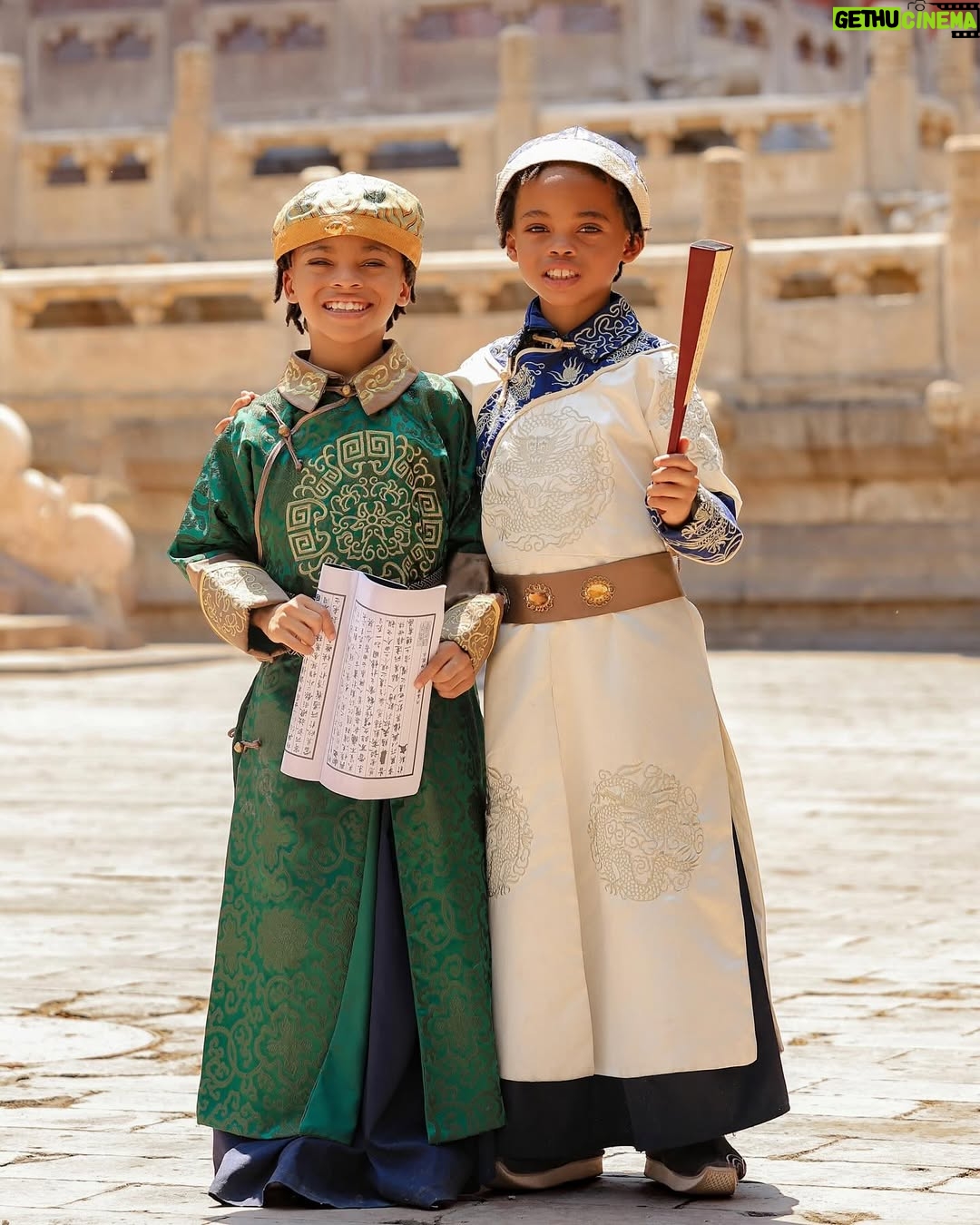 Shamari DeVoe - 22.7K Likes - In the heart of Beijing, surrounded by ancient empires, we stood where emperors once walked, not just dressed in history, but wrapped in legacy.

We are Black excellence draped in Qing Dynasty silk,
proving that wherever we go, our lineage walks with us. 
A moment for our sons to see themselves as royalty and 
a reminder that our roots run deeper than borders.
🇨🇳👑👣
•
#Beijing #DeVoeTed #China #DeVoeTwins
•
•
#BlackRoyalty #Legacy #GodDid #Travel #Family #CrownedInCulture #ForbiddenCity #GlobalRoyalty #WeAreTheDynasty #RoyalRootsRunDeep  #MelaninInMajesty #BlackExcellence #FamilyLegacy #USA #PhotoShoot