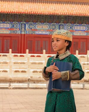 Shamari DeVoe Instagram - In the heart of Beijing, surrounded by ancient empires, we stood where emperors once walked, not just dressed in history, but wrapped in legacy.

We are Black excellence draped in Qing Dynasty silk,
proving that wherever we go, our lineage walks with us. 
A moment for our sons to see themselves as royalty and 
a reminder that our roots run deeper than borders.
🇨🇳👑👣
•
#Beijing #DeVoeTed #China #DeVoeTwins
•
•
#BlackRoyalty #Legacy #GodDid #Travel #Family #CrownedInCulture #ForbiddenCity #GlobalRoyalty #WeAreTheDynasty #RoyalRootsRunDeep  #MelaninInMajesty #BlackExcellence #FamilyLegacy #USA #PhotoShoot