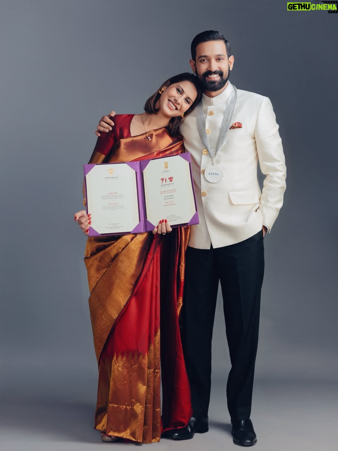 Sheetal Thakur - 0.9 Million Likes - Just when I feel I couldn’t be more proud, you give me another reason to be🥹 Congratulations on your first National Award 🥇 It has been my honour to be your loudest cheerleader in every room you walk in. 

Loads of love♥️
Wifey.