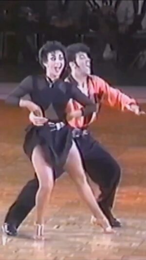 Shirley Ballas Instagram - These @bbcstrictly celeb announcements got me jiving like … 💃🏻 #Throwback to 1993 with @corkyballas
Who’s excited for the new series?