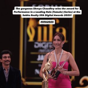 Shreya Chaudhary Instagram - Ma, I won an IIFA 🥹❤️
Thankyou @iifa Winning Best Performance in a Leading Role (Female) for Bandish Bandits 2 is one of my biggest dreams come true, and I’m beyond grateful. Thank you to the jury , @timmins.andre sir , sudesh sir for this incredible honour.
This is not just mine, I owe every bit of it to @anandntiwari @bindraamritpal Thankyou for EVERYTHING.
From action to cut and everything beyond. This was possible only and only because of your belief in me.
Our entire cast - @ritwikbhowmik there is no Tamanna without Radhe. ❤️ (I can’t wait to see our Bengal tiger roar) And without @divyadutta25 @sheeba.chadha @atulkulkarni_official @rajeshtailang @realkunaalroykapur @saurabhnayyar1 @yashaswinidayama @rohangurbaxani @pareshpahuja @jhalliverse @isthis_rahul @themarathe @sanchhhii @anishbhagatt @samadkhannn
@imeghnamalik Miss you Rituraj sir Amit sir 🤍
Thankyou @naseeruddin49 sir for your teachings and blessings. Getting an opportunity to work with you is the biggest award. ✨
Our fantastic crew @anubhavvbansall @hazelpaulsingh @akshatparikh @mhiskka @akashdeep.sengupta @tanzique @iaminstamad @souumil_ds @siddharth.mahadevan @panditjeeee @nikhitagandhiofficial @ana_rehman @aartigupta5565 @shrishtishettyy @kasharora @castingbay @mayank0491 @prarthanamehta__ @deepanshinagar @aashima.mahajan
All our singers, artists, teachers 🤍
Thankyou @karanstyagi @atmikad @dimplemathias @callme_uzumaki @alykhan09 @darshankhatwani Ayushi @leomediacollective
Thankyou @sahira.nair @primevideoin
For making this possible. ❤️
And thank YOU all for your support, love and blessings.
It was very special to win this award in Jaipur ❤️ @rajasthan_tourism
Lastly, congratulations to @iifa on 25 beautiful years and to many more.
#iifa #bandishbandits