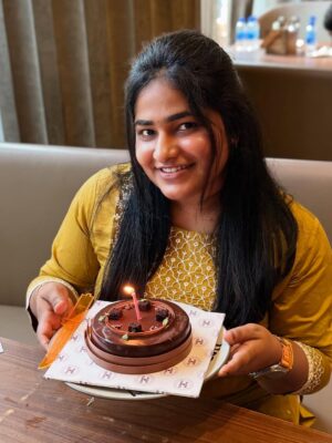 Shruthi Selvam Instagram - Here’s to turning 29’♥️ #12/07 
She bloomed from every breakdown. 
She rose from every ruin. 
HAPPY BIRTHDAY to the girl who is FINALLY CHOOSING HERSELF. ✨🦋 
#birthday #ootd #birthdaygirl