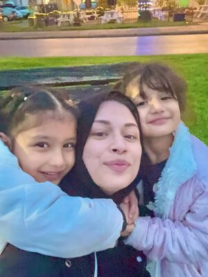 Sidra Batool Instagram - Har dua ka phool — meri betiyan 🌷

Tagging all the GIRLS moms out there. This is for “US” 🤍. When people say ‘hayee apki 3 betiyan hain, Allah larka bhi de. I just smile. Because my daughters are not “LESS’” they are my strength, my light, my rehmat and the most beautiful gift Allah has written for me 🌸✨ And next time someone says ‘sirf betiyan hain’ remember, Allah chose your home to pour this blessing. Don’t feel sad or angry… your house is already full of rehmat and noor 🤍

Can you guess the last pic? 

#mashallah #DaughtersAreBlessings #LittleQueens #GiftOfAllah #DaddyLittleGirl #MamaLove #HomeIsWhereDaughterIs #BundleOfJoy
