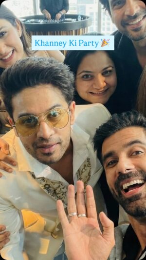 Simran Kaur Hundal Instagram - Gaurav Khanna giving a party is as rare as finding a duplicate Taj Mahal in Agra… but when he calls, we all show up for full DHAMAAL! 🤣