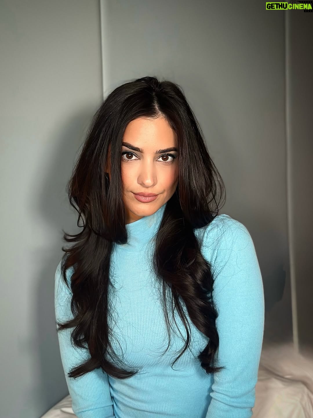 Sol Rodriguez - 16K Likes - 🩵 glam look for my romcom by @cassidyherrera 🦋