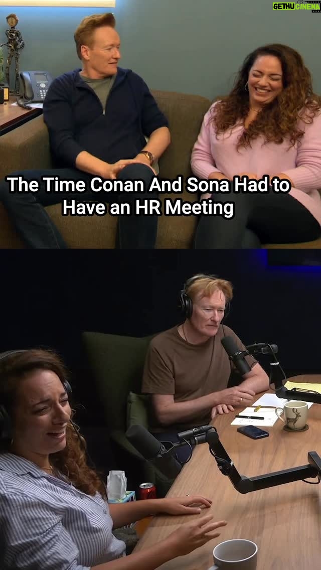 Sona Movsesian - 12.5K Likes - Conan remembers the time he had to have an HR meeting with Sona. #CONAN