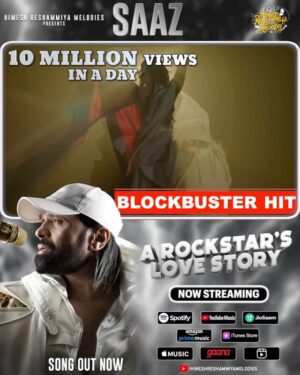 Sonia Kapur Instagram - Jai MATADI let’s rock 🙏❤️ blockbuster 10 million views in a day for #Saaz , thanks for all the love @himeshreshammiyamelodies @soniakapoor06