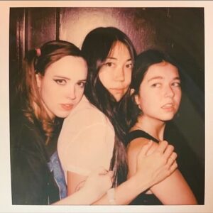 Sophia Regina Allison Instagram - After years of friendship, playing shows together, and sharing demos/new stuff we’ve been working on behind the scenes, it’s so special to finally have collaborated on this alt. take of “Just Be Friends.” It was always inspired by country, and now our southern princess *~ @soccermommyband~* X SASAMI’s version of JBF is yours. 🤠💋 

⋆˖°.𖤓𓄀🂾𐚁𓃗.°˖⋆ cutie old pic of us with our #1 boy @snailmail 

.°˖⋆ ℧ 𓃗 .°˖⋆ Artwork by @ashluka 

Pedal steel @nicolelawrence___ 
Drums @sambks 
Mixed @geoff_swan 
Mastered @chrisgehringer 
Prod SASAMI   @jenndecilveo