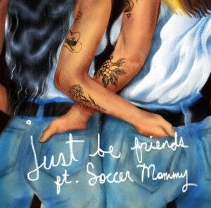 Sophia Regina Allison Instagram - After years of friendship, playing shows together, and sharing demos/new stuff we’ve been working on behind the scenes, it’s so special to finally have collaborated on this alt. take of “Just Be Friends.” It was always inspired by country, and now our southern princess *~ @soccermommyband~* X SASAMI’s version of JBF is yours. 🤠💋 

⋆˖°.𖤓𓄀🂾𐚁𓃗.°˖⋆ cutie old pic of us with our #1 boy @snailmail 

.°˖⋆ ℧ 𓃗 .°˖⋆ Artwork by @ashluka 

Pedal steel @nicolelawrence___ 
Drums @sambks 
Mixed @geoff_swan 
Mastered @chrisgehringer 
Prod SASAMI   @jenndecilveo