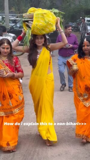 Stefy Patel Instagram - Jai ho Chhati maiya 🙏❤️