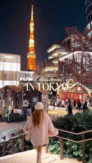 Stella Lee Instagram - Would you like to have Christmas date with me in Tokyo? 🗼

One of the best Christmas Markets in town is noneother the one at Azabudai Hills, the new luxury shopping mall complex in Minato-ku. The area offers direct view to the iconic Tokyo Tower, making it very iconic and unique 💕