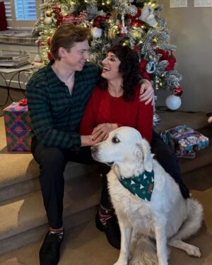 Steph Tolev Instagram - Merry Christmas from the most demented couple on the internet #merrychristmas #happyholidays #couplegoals