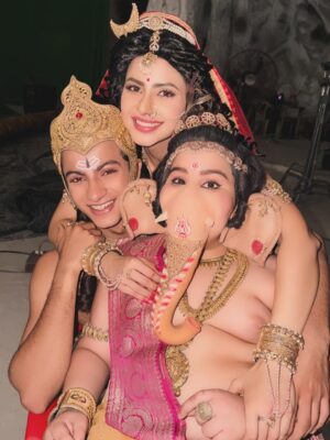 Subha Rajput Instagram - Meri Vitamin ki golisā„ļøā„ļø
.
.
#shivshakti #shakti #kartikeya #ganesh #love #blessed #happiness #grateful
